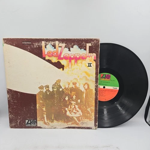 LED ZEPPELIN “Led Zeppelin II” 1969 Vinyl LP Atlantic SD 19127 (1977 Reissue SP)
