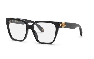 Roberto Cavalli VRC145M Eyeglasses Eye Glasses 0700 Shiny Black Authentic New 54
