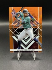 2025 Topps Transcendent Collection Julio Rodriguez /25 Orange Refractor Mariners