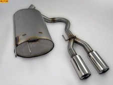 FOX Endschalldämpfer Renault Twingo 1.2l mittig 2x76 eingerollt gerade Absorber