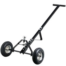 Metal Caravan Trailer Dolly Mover - H-Duty Black - For Boat - Jet Ski - Utility