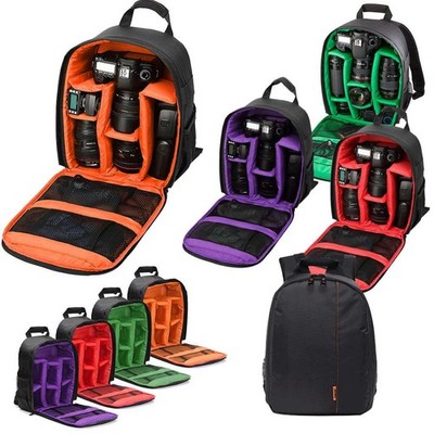 Large Camera Backpack Shoulder Bag Case for Canon Nikon Sony DSLR & Mirrorless