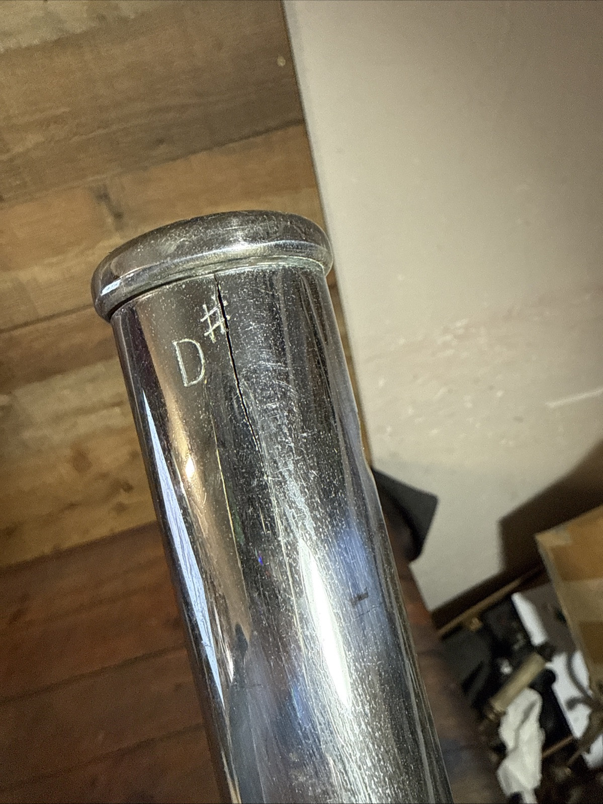 1.5” Dia D# Tube 57 1/4” For Deagan Yamaha Chrome Over Brass Orchestra Chimes