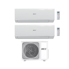 Climatiseur Bi split HEC 2,5kw + 2,5kw wifi intégrée AA