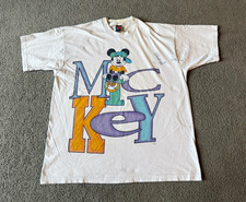 VTG 90s Disney Mickey Unlimited Mickey Mouse Paint Stains T-Shirt - Size XL