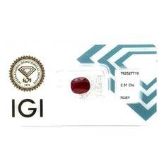 No Treatment - Red Ruby - 2.31 Carat - Int. G...