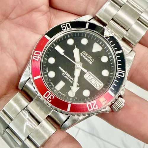 Vintage Seiko Divers 7S26-0040 SKX033 Coke Bezel Automatic Men's 40mm Watch