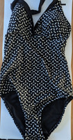 LA REDOUTE COLLECTIONS Graphic Print Halterneck Swimsuit - UK 14 - BNWOT