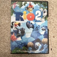 Rio 2 DVD Blue Sky Studios Widescreen Animation Family Anne Hathaway Eisenberg
