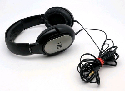 Sennheiser HD 206 Stereo Headphones Wired Black/Silver Works