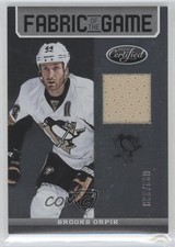 2012-13 Certified Fabric of the Game 88/299 Brooks Orpik #FOG-BOR 1x1