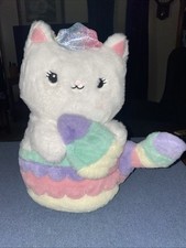 FAO Schwarz Glow Brights Meowmaid Toy Plush Lights/Sound Cat 11  