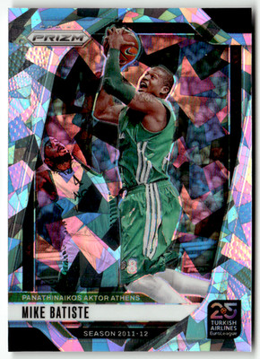 2024-25 Panini Prizm Euroleague No. 98 Mike Batiste Ice Prizm