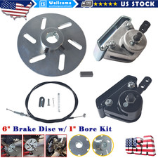 6" Brake Rotor Disc / Rotor with 1" Bore Brake Caliper For Go Kart Mini Bike