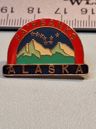 FAIRBANKS ALASKA SOUVENIR LAPEL PIN