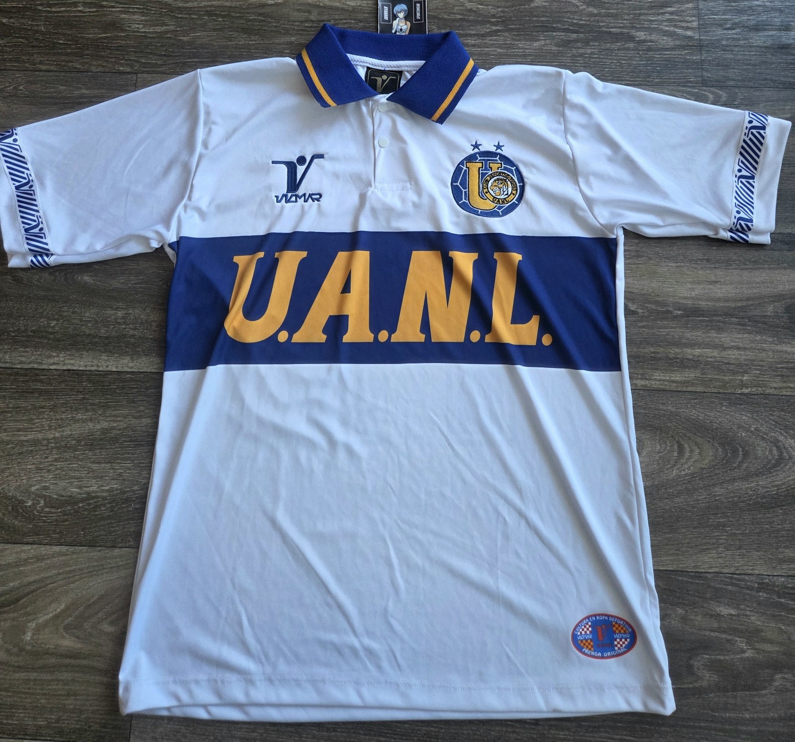 Vicmar Tigres UANL Kikin Fonseca Retro Futbol Soccer Jersey Mens Sz Medium 38