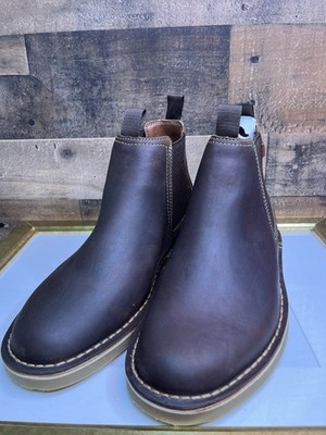 Clark's Collection, Shepton Easy Model, Brown Leather, Size 9 M