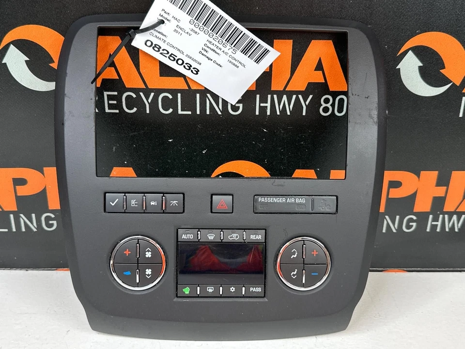 Heater A/c Control BUICK ENCLAVE 08 09 10 11 12 Foto 2 de 4