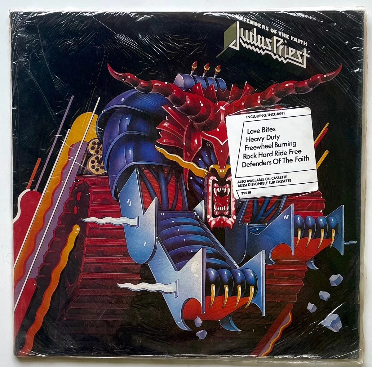 Vtg 1984 JUDAS PRIEST Vinyl DEFENDERS OF THE FAITH Lp 1ST PRESS w