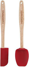 Farberware Strawberry Pro Mini Silicone Spatulas, Set of 2, Heat-Resistant Kitch