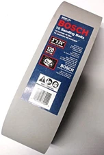 Bosch SB5R121 3" x 24" 120 (Very Fine) Grit 10 Sanding Belts Germany
