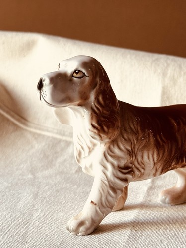 Vintage Cocker Spaniel braun Keramik Hund Figur 3,75" groß Japan - Bild 7 von 7