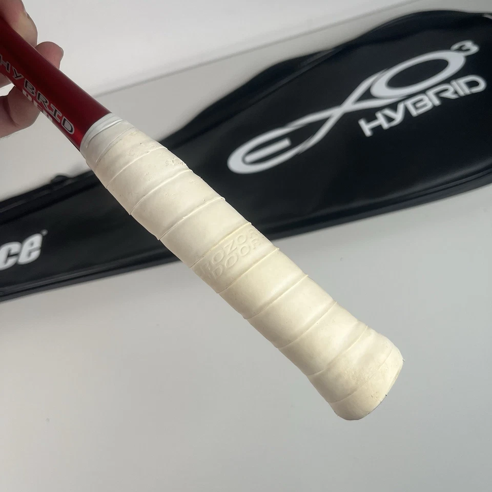 Prince Exo3 Hybrid Red Squash Racket 148g Titanium Tungsten Carbon Triple Threat - Image 4 of 4