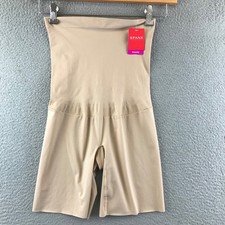 New SPANX Shapewear High Waist Mid Thigh Bodysuit Nude XL
