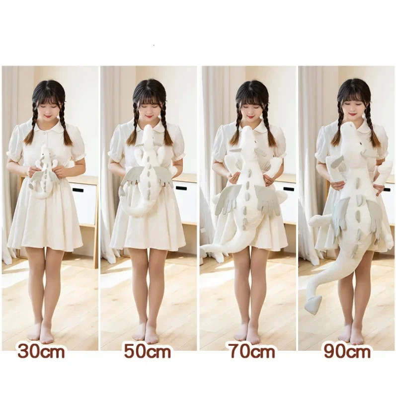 Cartoon Flying Dragon Plüschkissen Kuscheltier Blau Grün Weiß Rosa Kinder - Bild 4 von 4