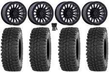 Fuel Rincon Beadlock 15" Wheels Bk 32" BDC Tires Polaris RZR Turbo S / RS1