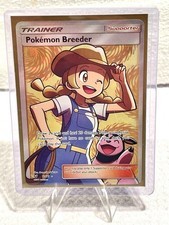 Pokemon Card Pokémon Breeder 73/73 Shining Legends Full Art Trainer Ex **READ** on eBay