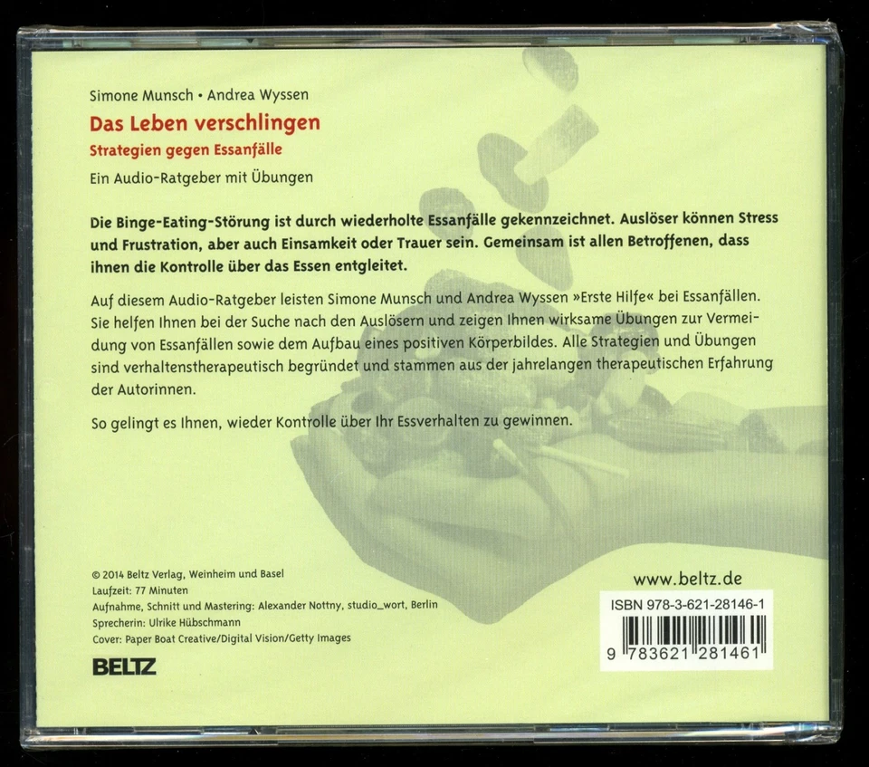 Simone MUNSCH★DAS LEBEN VERSCHLINGEN? • Strategien gegen Essanfälle★Hörbuch★CD★ - Bild 2 von 2