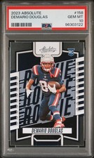 2023 PANINI ABSOLUTE #158 DEMARIO DOUGLAS PSA 10