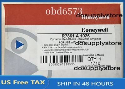 1 year warranty express NEW Honeywell R7861A1026 UV flame amplifier R7861 A 1026