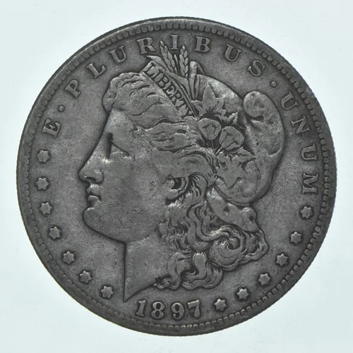 XF 1897-S Morgan Silver Dollar (1 coin) *4946