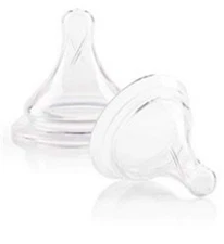 Joovy Boob Nipples X-Cut Clear 2 Count Extra Fast Flow Compatible