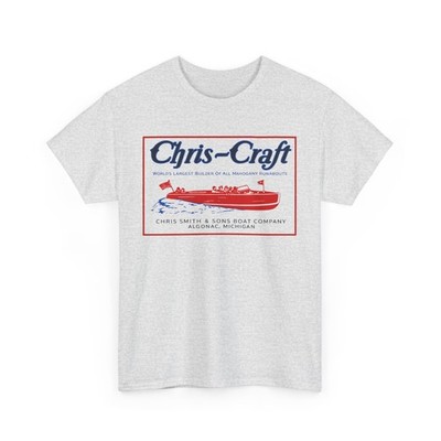 Chris-Craft Vintage Antique Algonac MI Mahogany Boats Runabouts Boating T-Shirt