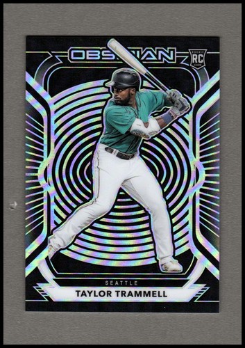 2021 Panini Obsidian #43 Taylor Trammell Rookie Card