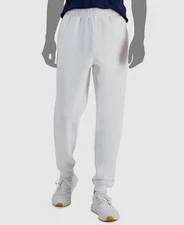 $35 ID Ideology Men's White Solid Fleece Performance Sweatpants Joggers Size S