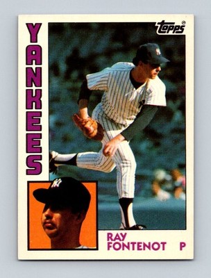 1984 Topps #19 Ray Fontenot Collector's Edition (Tiffany) Yankees Rookie