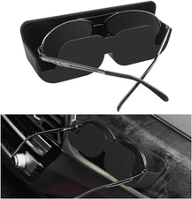 Sunglasses Holders for Car Dashboard, Self Adhesive Auto Eyeglass Black 
