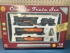 WOWTOYS 20pc CLASSIC TRAIN SET! Battery Operated Lights & Sounds