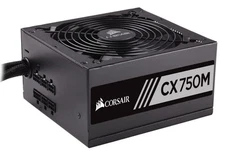 Corsair CX750M Black 750W 80 Plus Modular Power Supply Unit - PSU Only