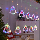 Christmas Window Lights 3M X 0.65M LED String Light Curtain Fairy Light with 8 M