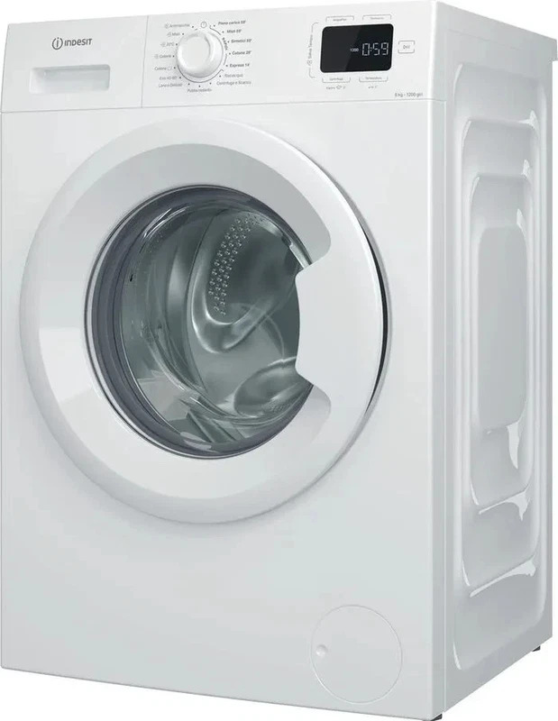 Lavatrice 6 Kg INDESIT con Oblò 1200 Giri Motore Inverter Slim Stretta 43 cm B