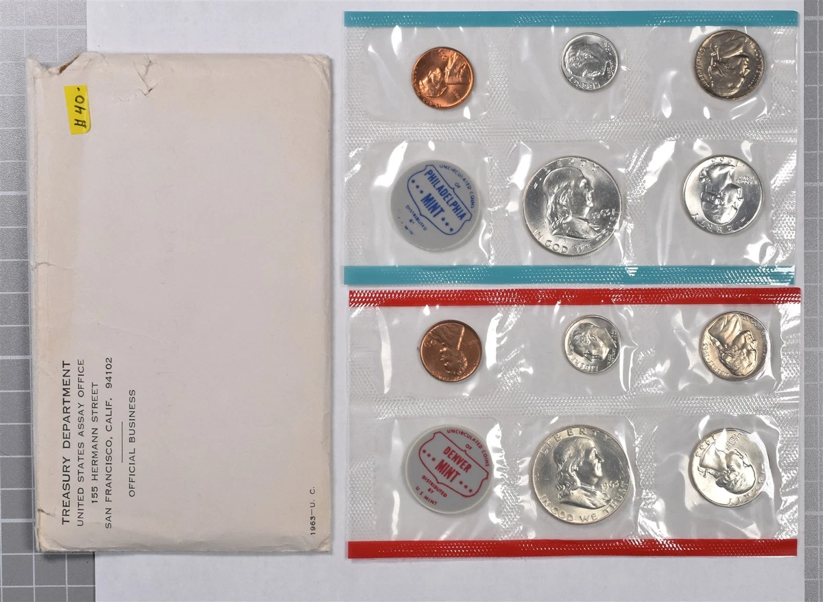 1963 US Coin Mint Sets for sale | eBay