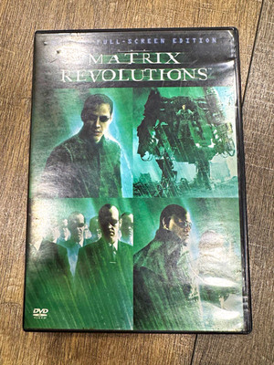 Warner Bros. The Matrix Revolutions DVD Full Screen R 2004 Reeves Subtitles