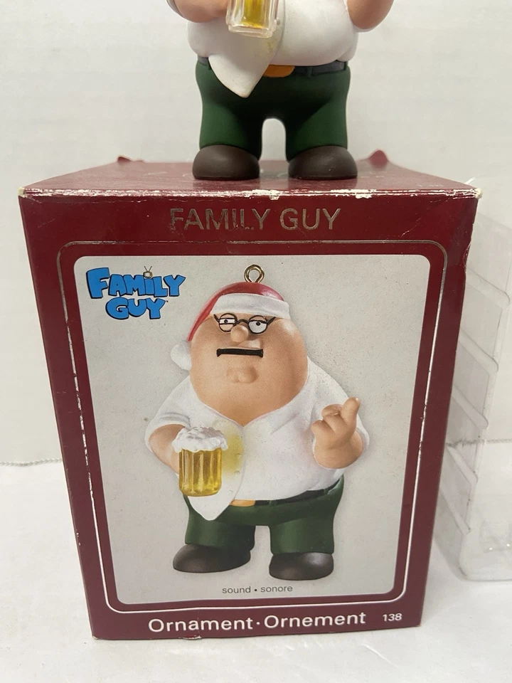 RARE Family Guy Peter Griffen American Greetings Heirloom ornament 138 2009 READ - Image 2 of 4