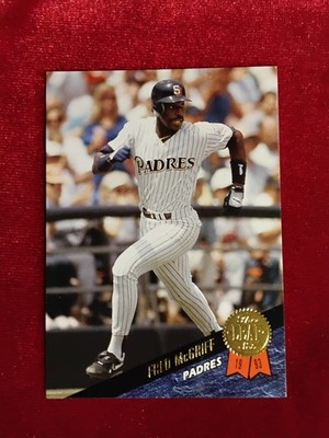 1993 Leaf #46 Fred McGriff   San Diego Padres 