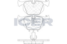 Bremsbelagsatz Hinten Ate-System für BMW X3 E46 Land Rover Range III 99-05